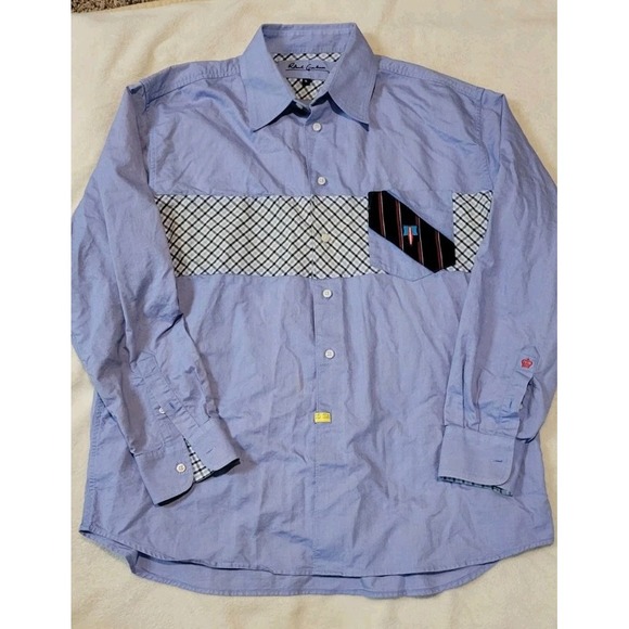 Robert Graham Other - ROBERT GRAHAM FLIP CUFF MENS COTTON BUTTON DOWN SIZE XL